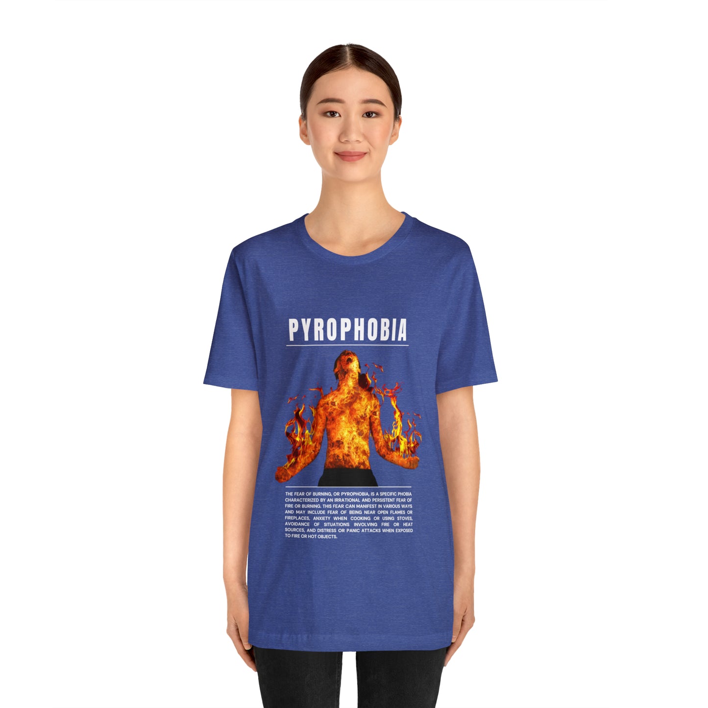 Pyrophobia Fear of Burning Halloween Tee