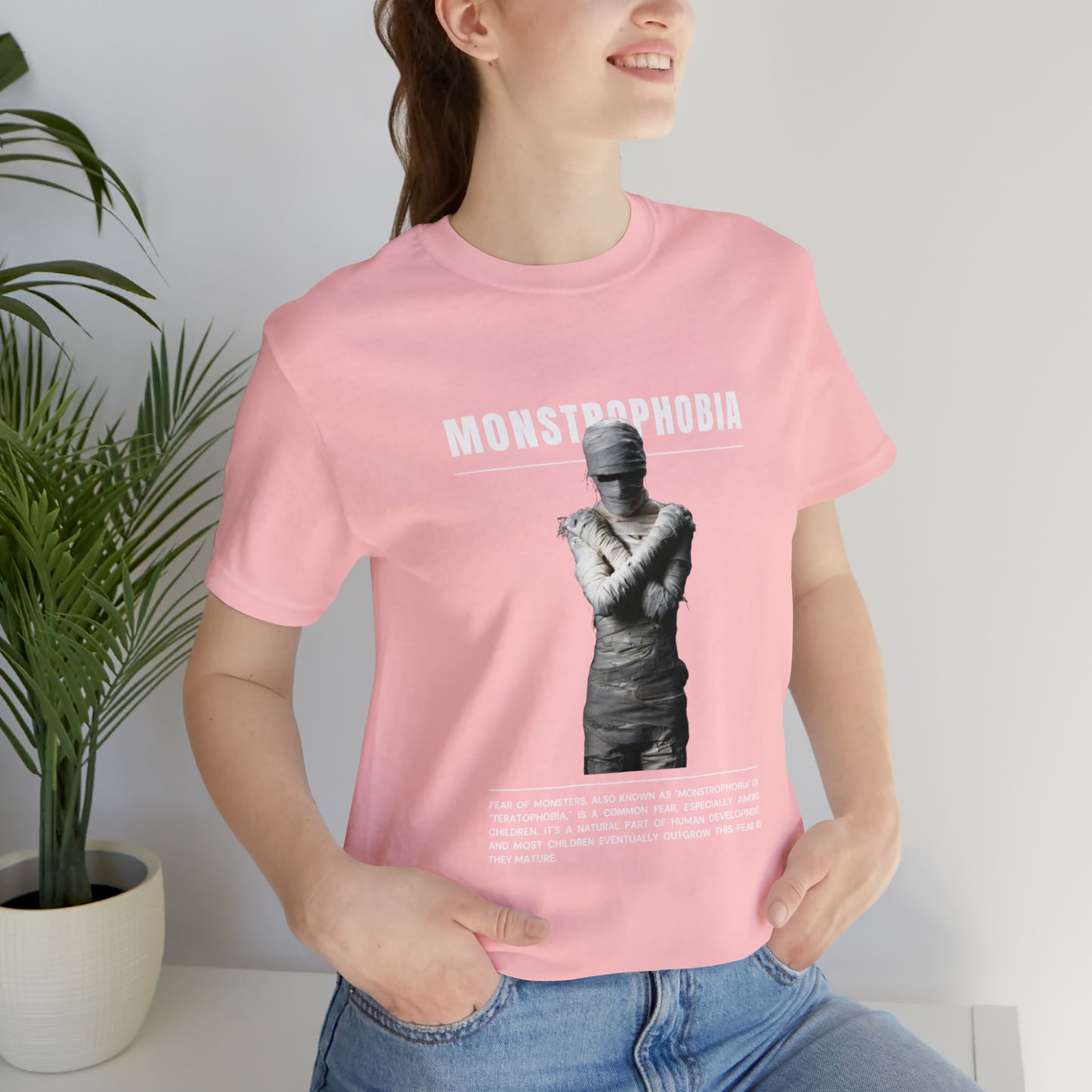 Monstrophobia Fear of Monsters Halloween Tee