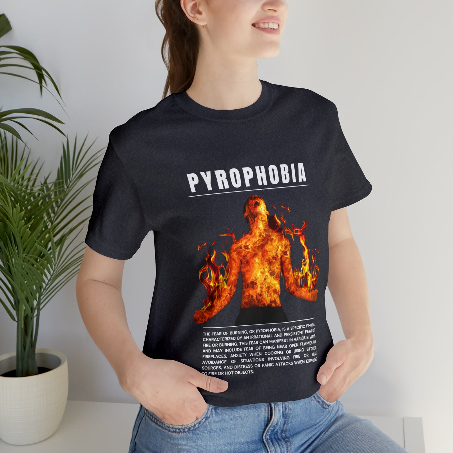 Pyrophobia Fear of Burning Halloween Tee