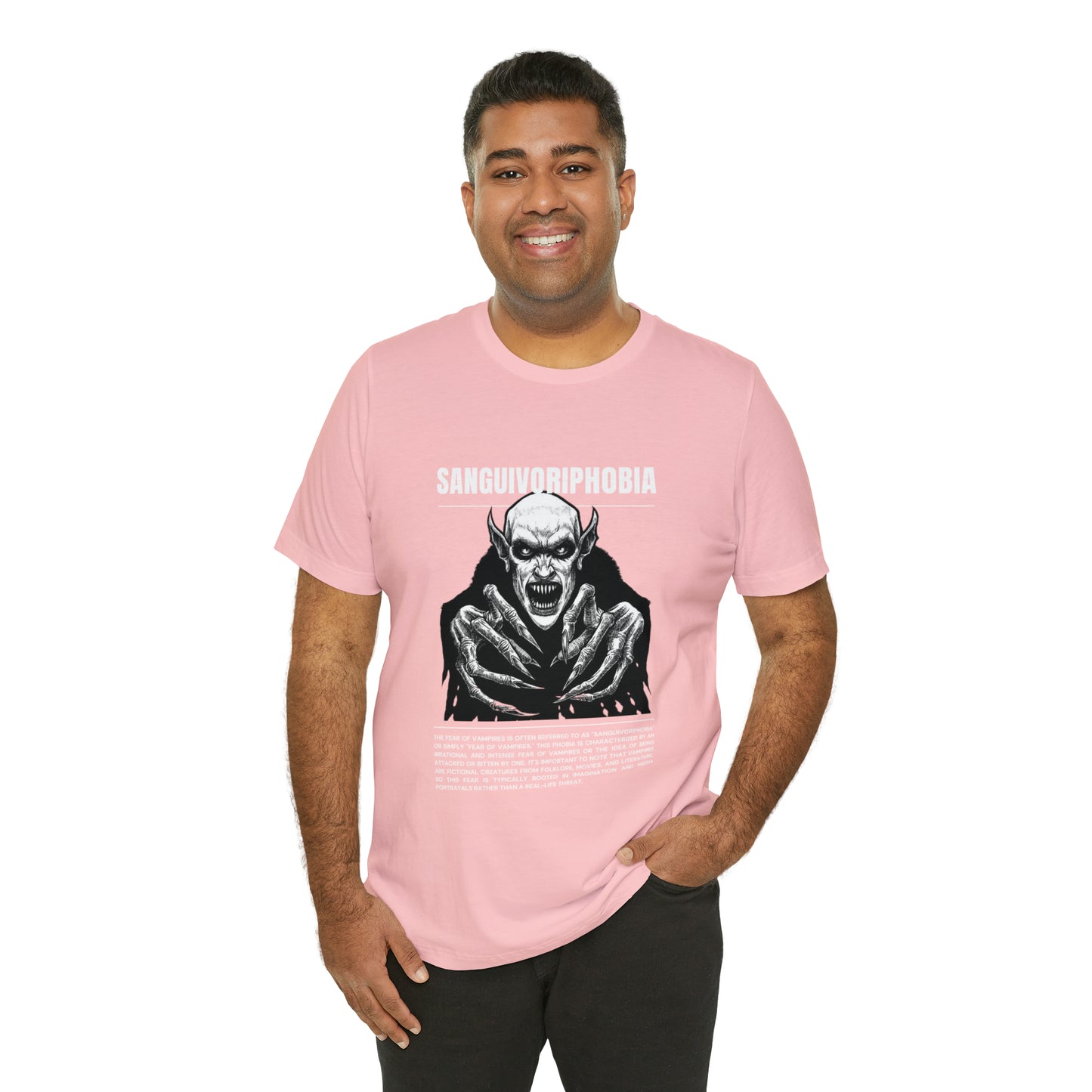 Sanguivoriphobia Fear of Vampires Halloween Tee