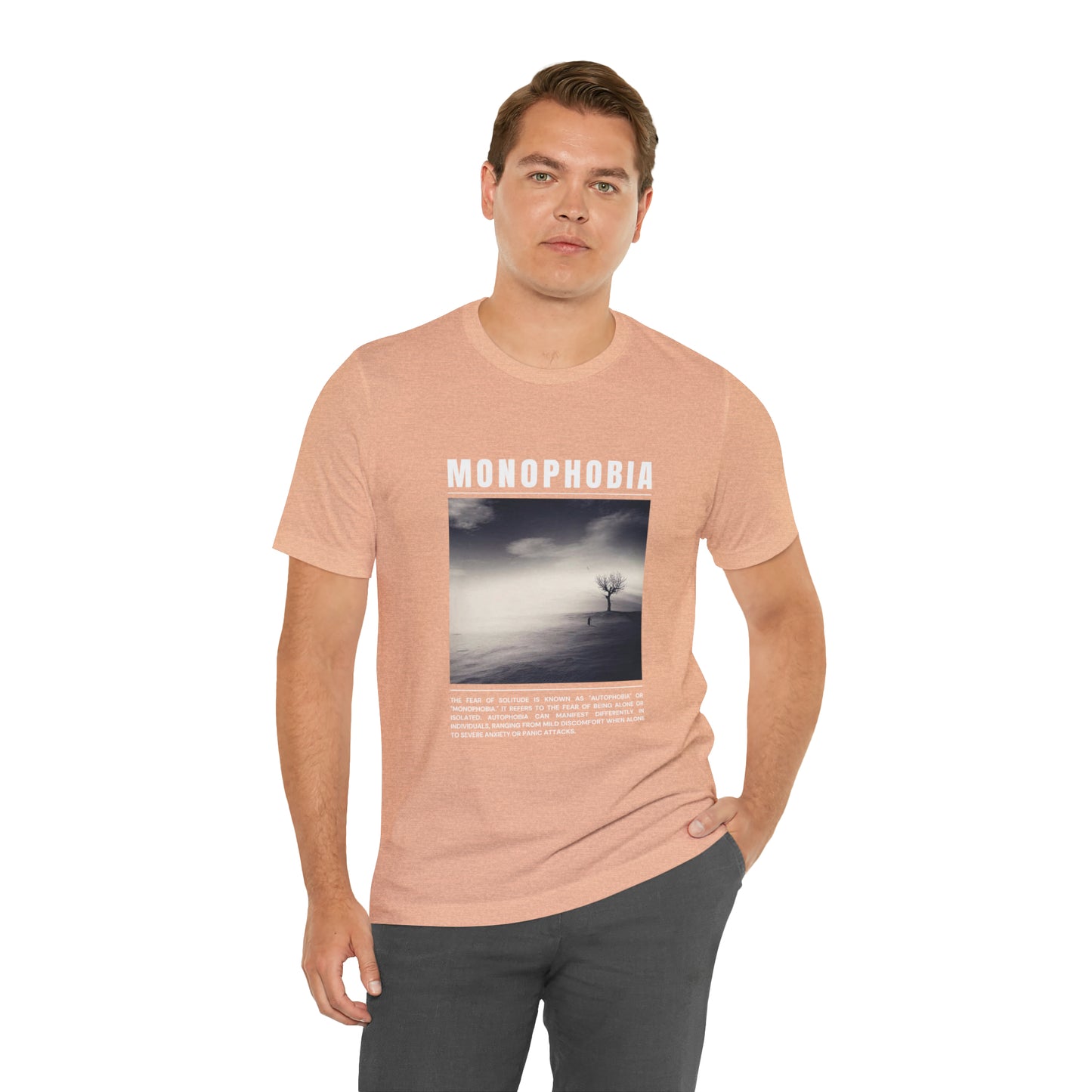 Monophobia Fear of Being Alone Halloween Tee