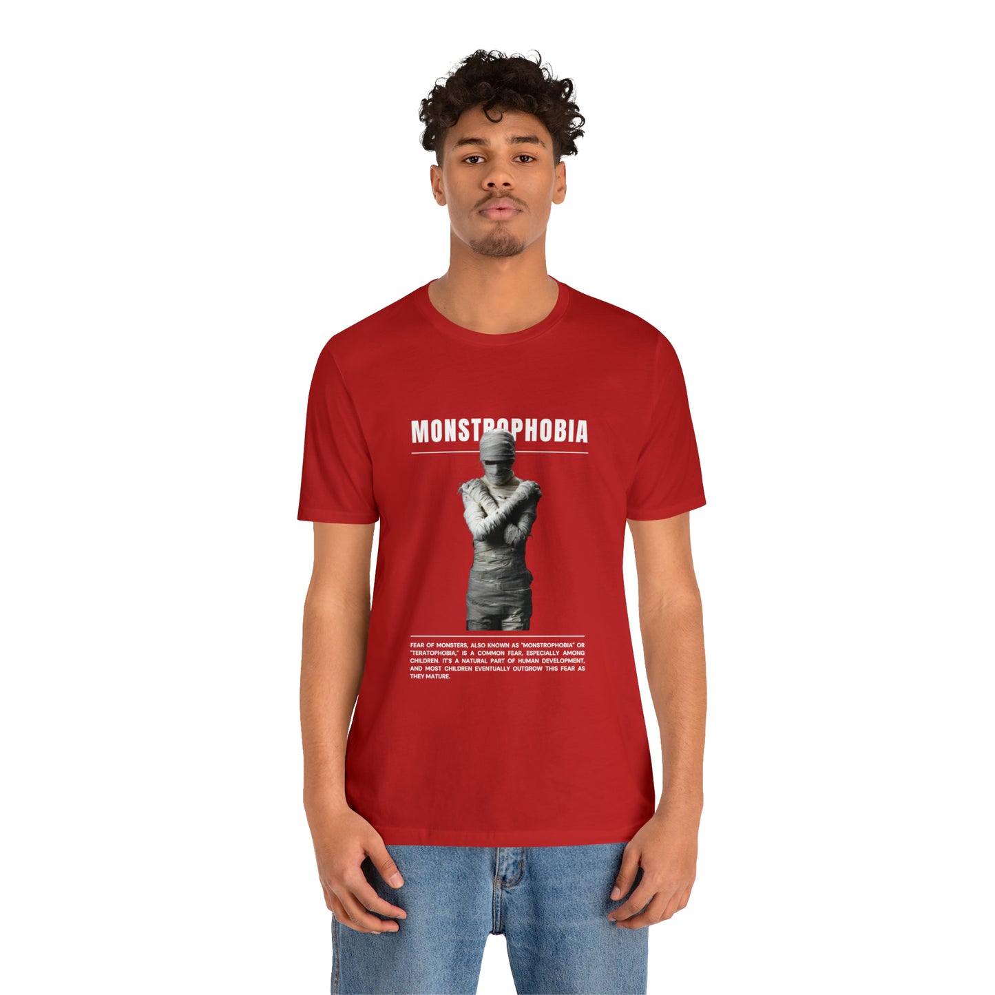 Monstrophobia Fear of Monsters Halloween Tee