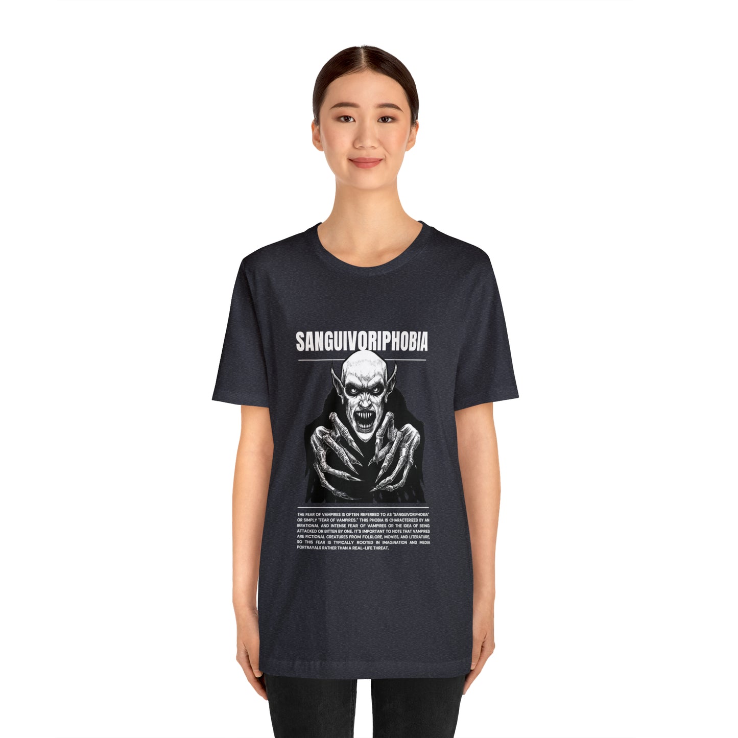 Sanguivoriphobia Fear of Vampires Halloween Tee