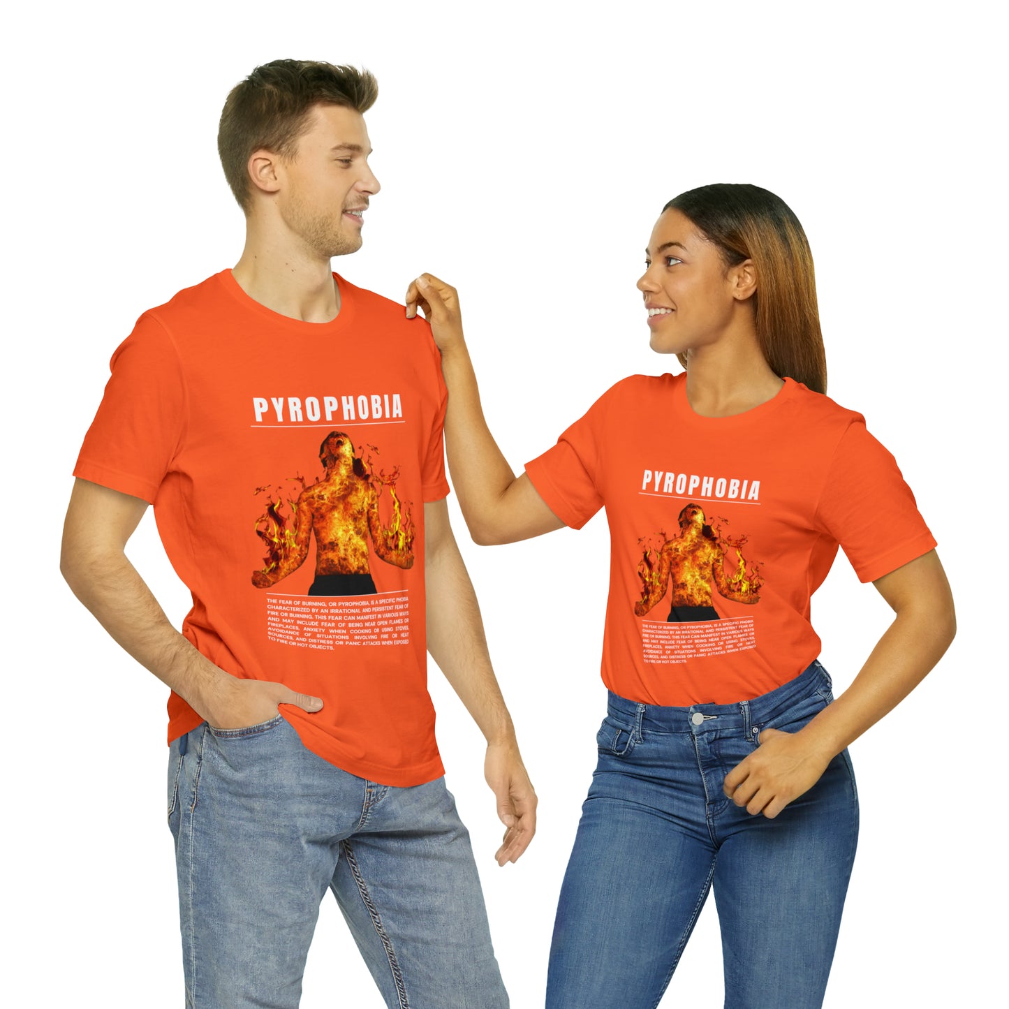 Pyrophobia Fear of Burning Halloween Tee