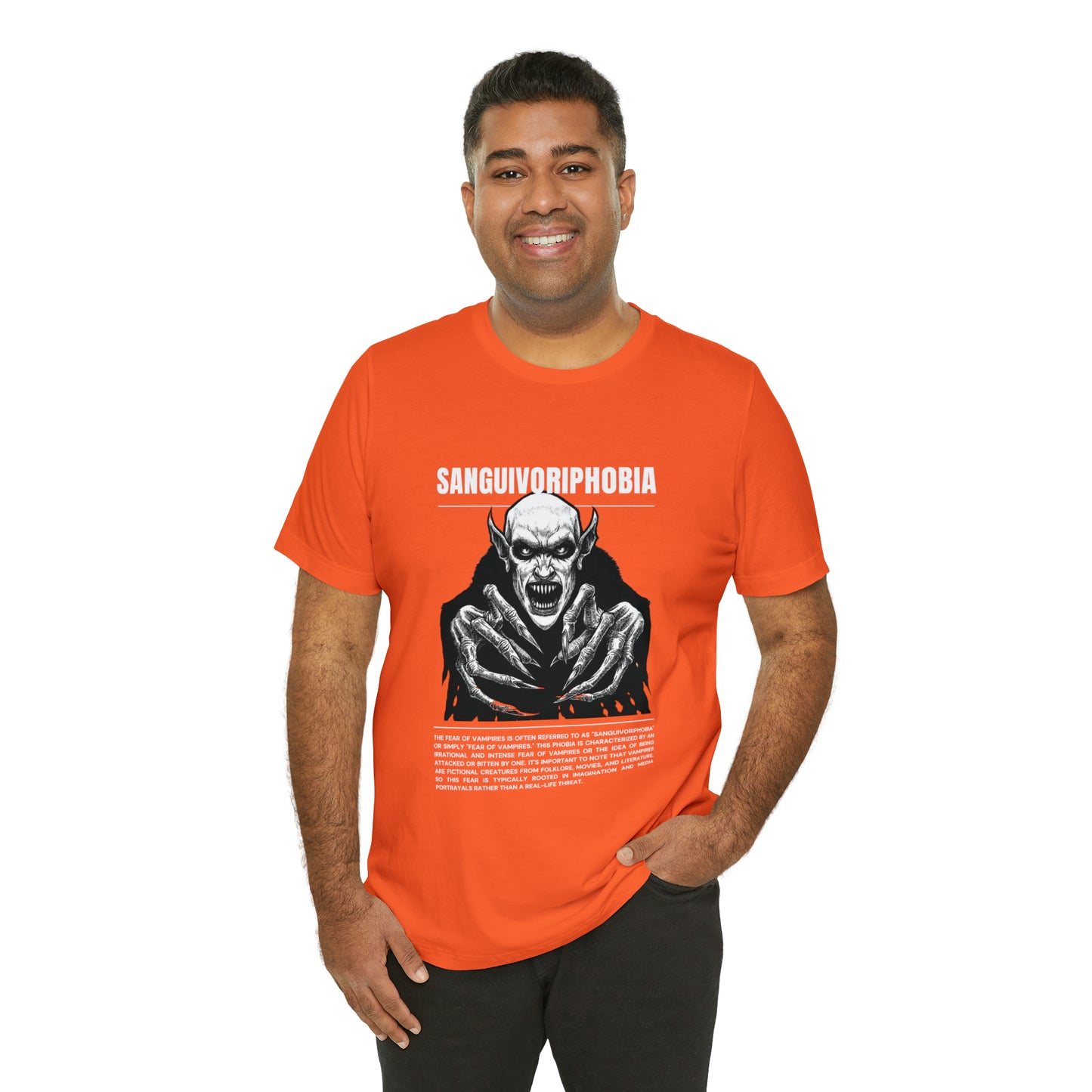 Sanguivoriphobia Fear of Vampires Halloween Tee
