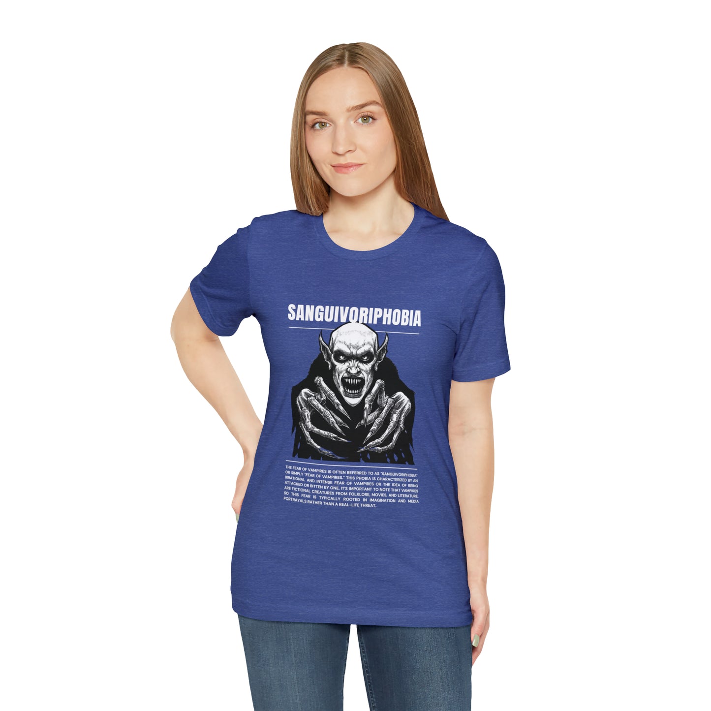 Sanguivoriphobia Fear of Vampires Halloween Tee