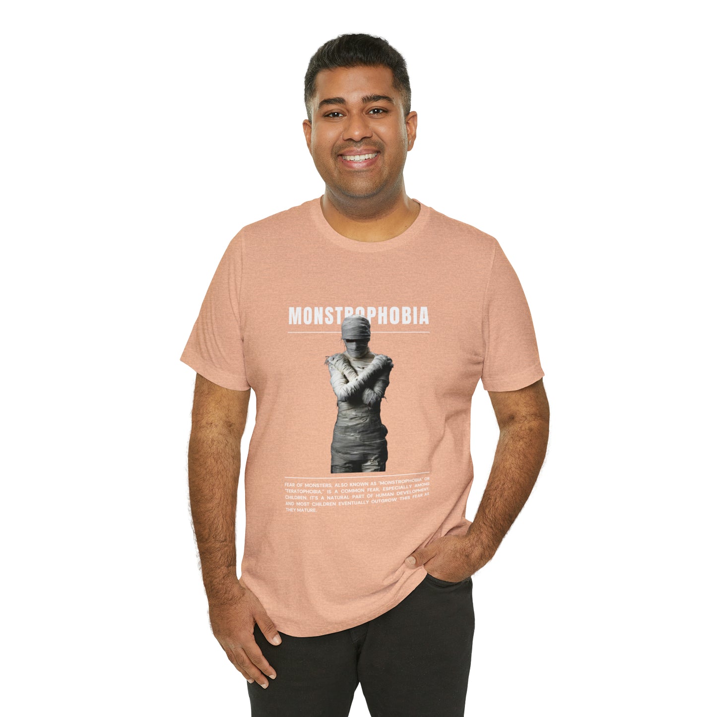 Monstrophobia Fear of Monsters Halloween Tee