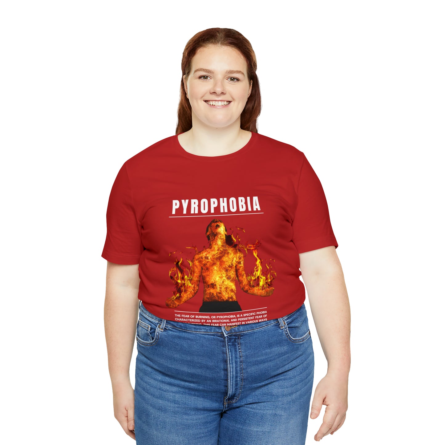 Pyrophobia Fear of Burning Halloween Tee