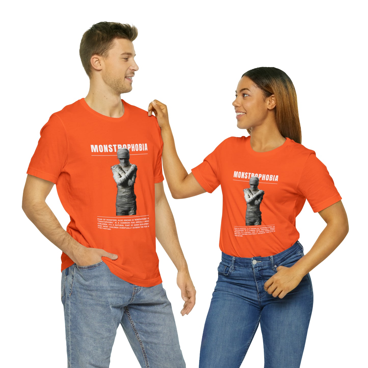 Monstrophobia Fear of Monsters Halloween Tee