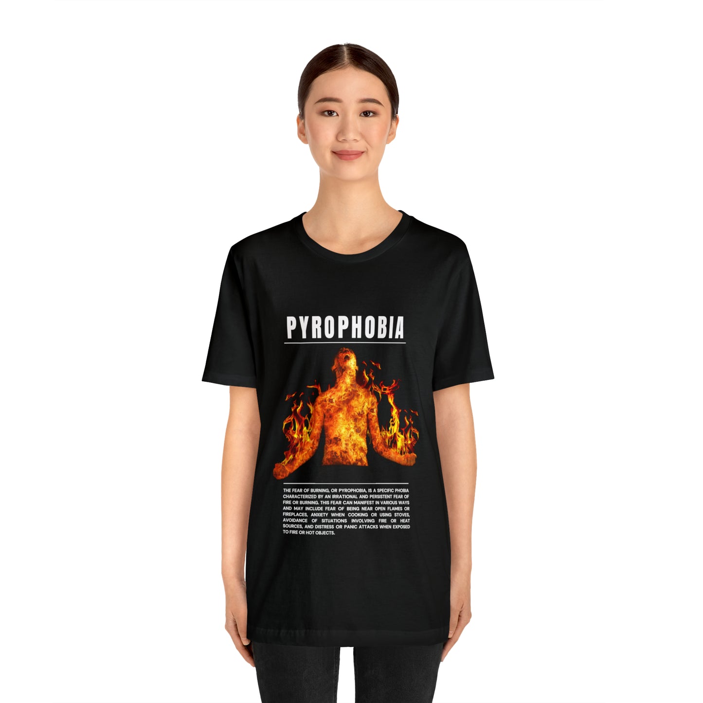 Pyrophobia Fear of Burning Halloween Tee