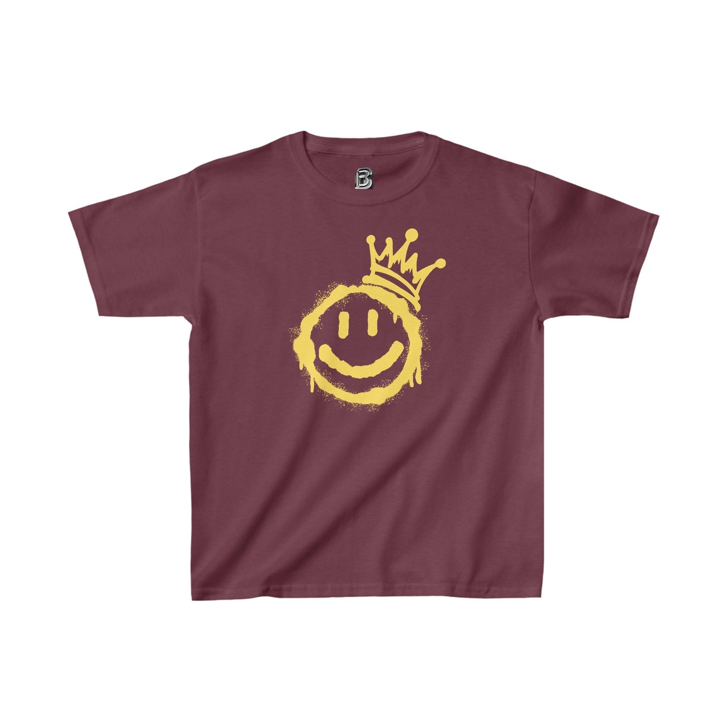 King Smiley Kids CottonTee - BRAZEN BUY thsirt shirt
