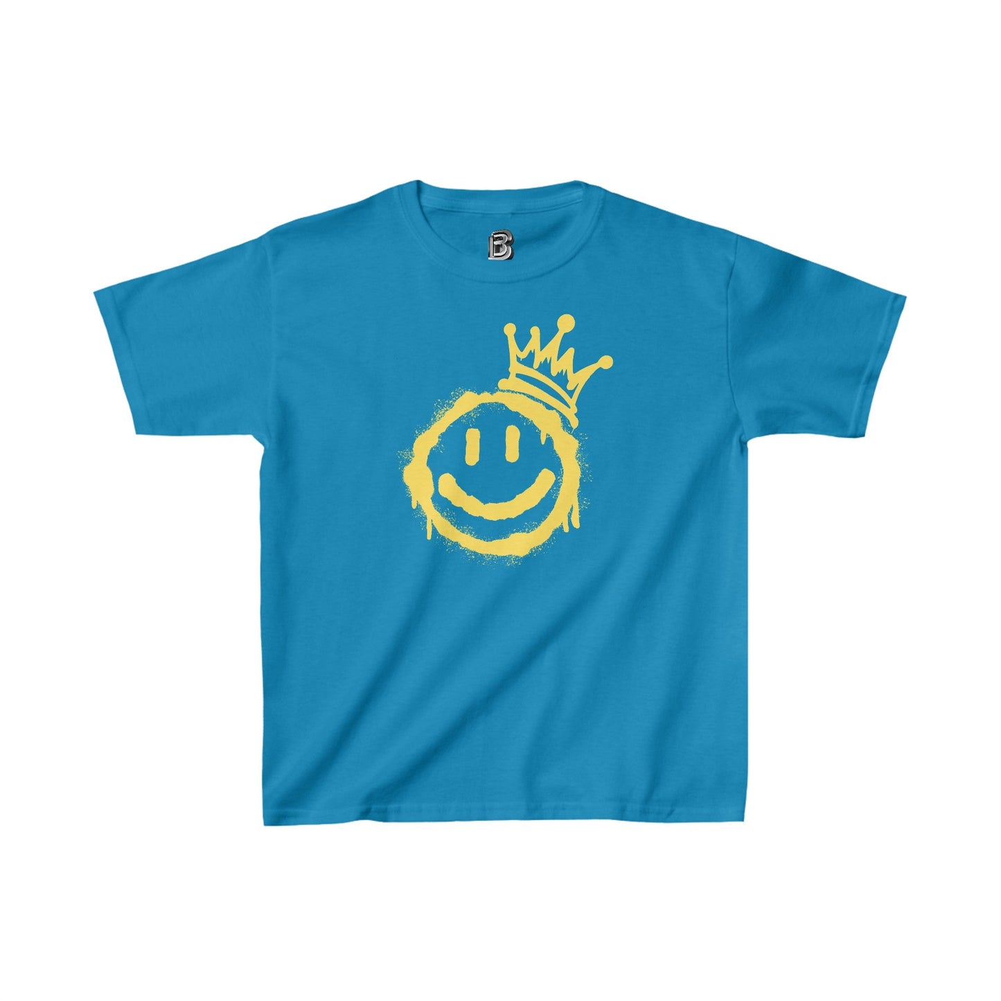 King Smiley Kids CottonTee - BRAZEN BUY thsirt shirt