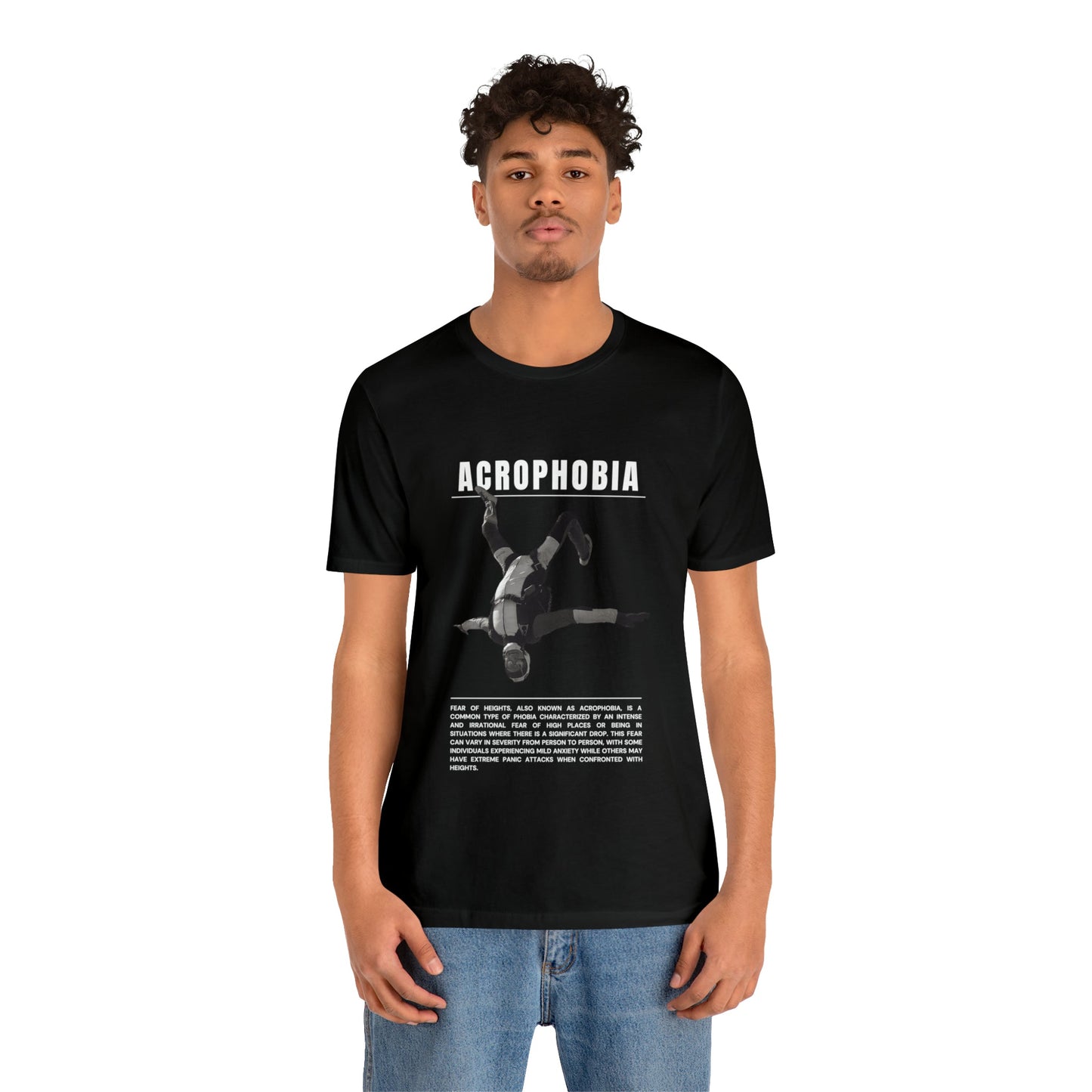 Acrophobia Fear of Heights Halloween Tee - BRAZEN BUY thsirt shirt