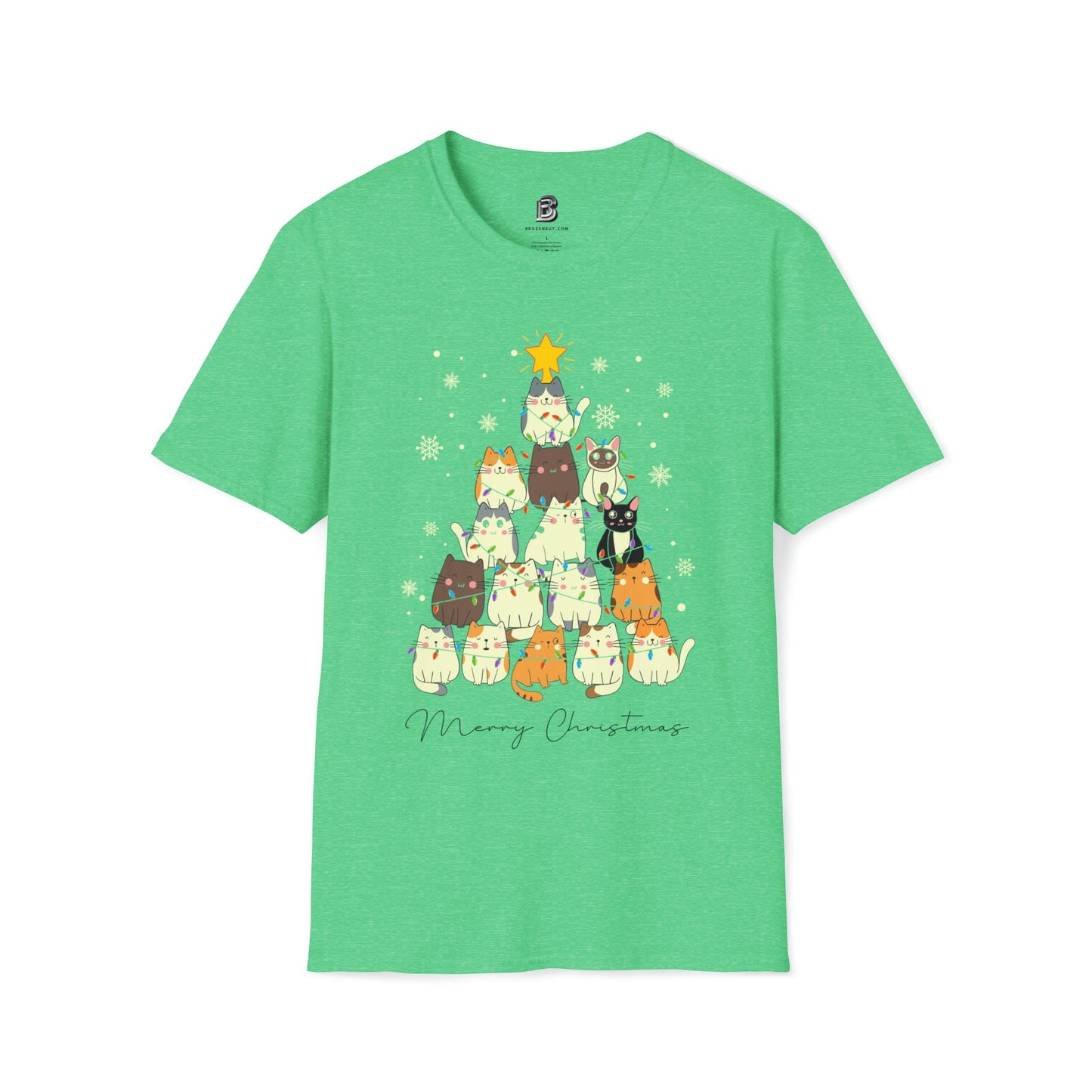 Cat Christmas Tree Unisex Shirt - BRAZEN BUY thsirt shirt