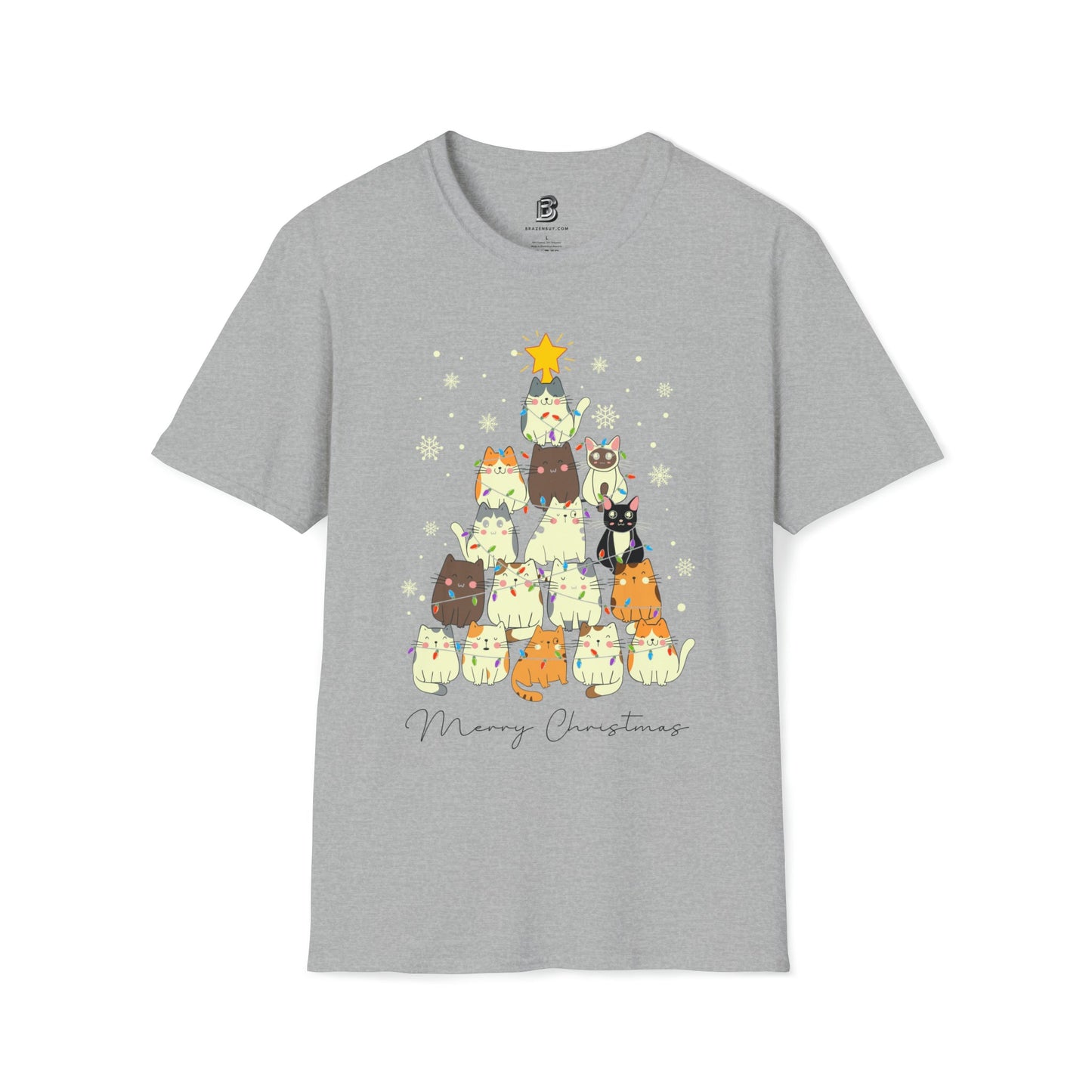 Cat Christmas Tree Unisex Shirt - BRAZEN BUY thsirt shirt