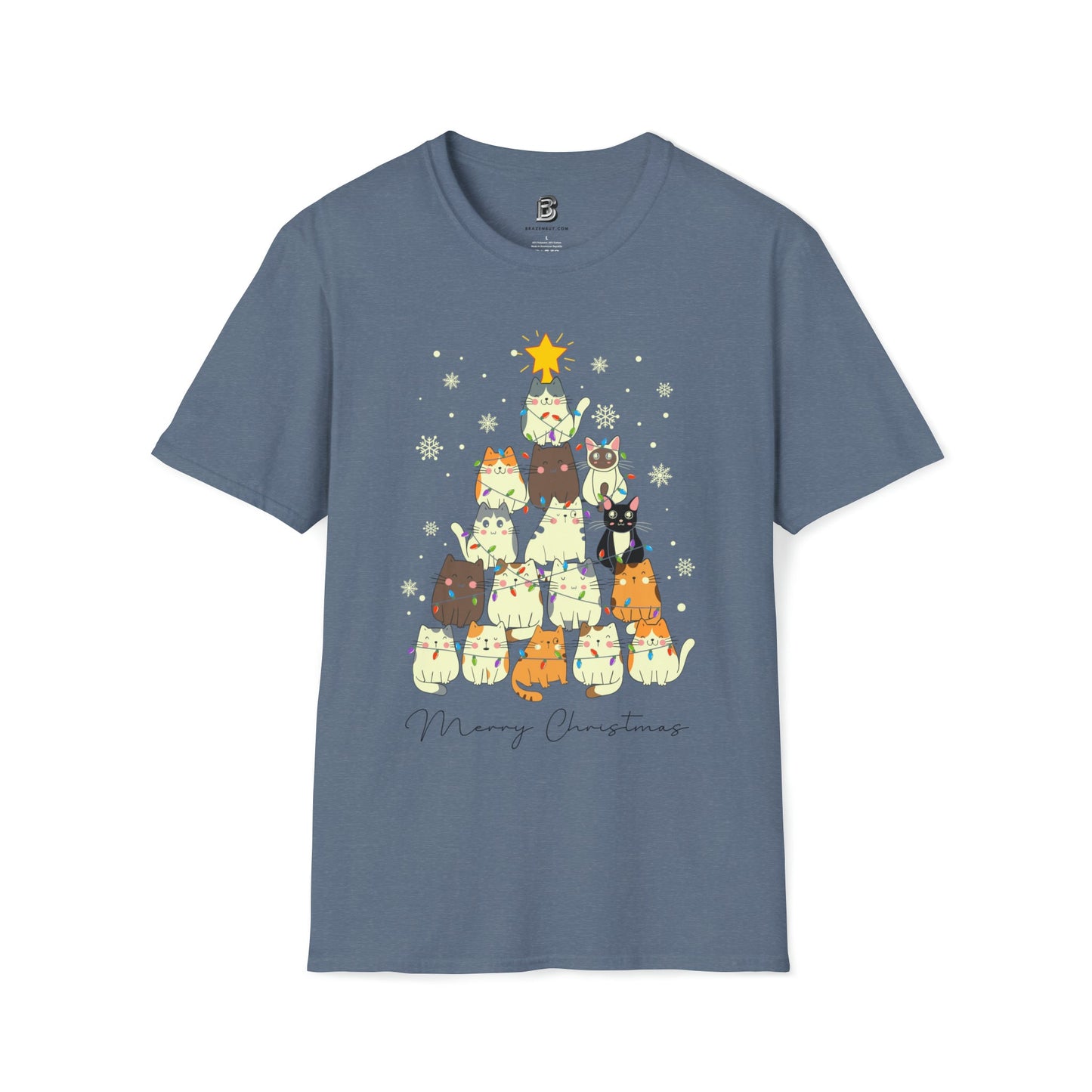 Cat Christmas Tree Unisex Shirt - BRAZEN BUY thsirt shirt