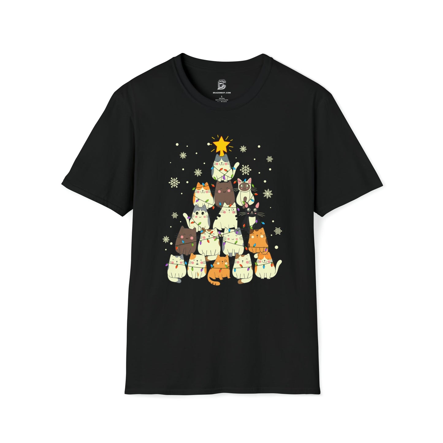 Cat Christmas Tree Unisex Shirt - BRAZEN BUY thsirt shirt