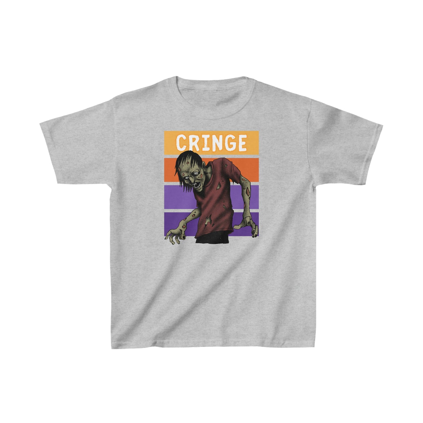 Cringe Zombie Halloween Kids Tee - BRAZEN BUY thsirt shirt