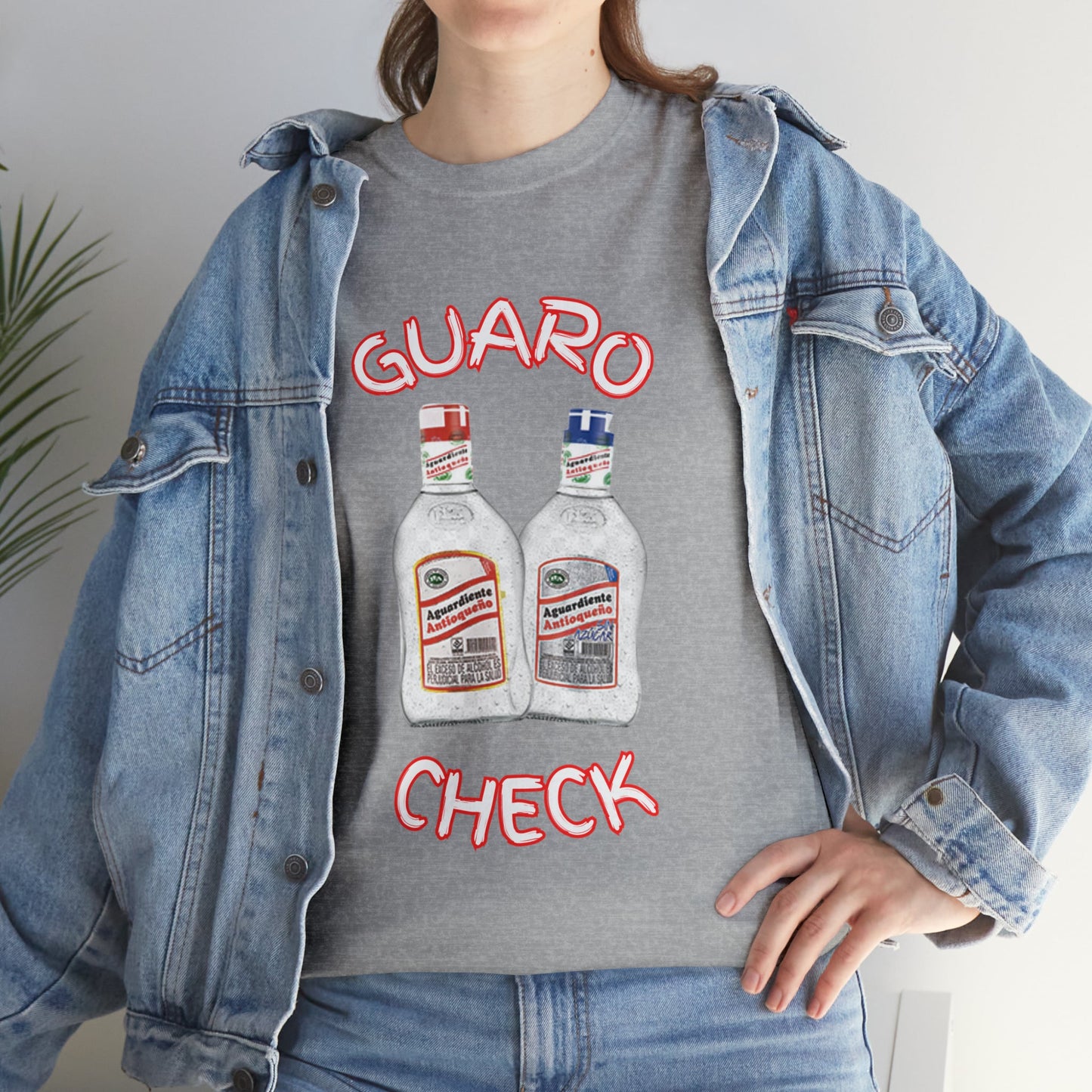 Guaro Check Adult Tee - BRAZEN BUY thsirt shirt