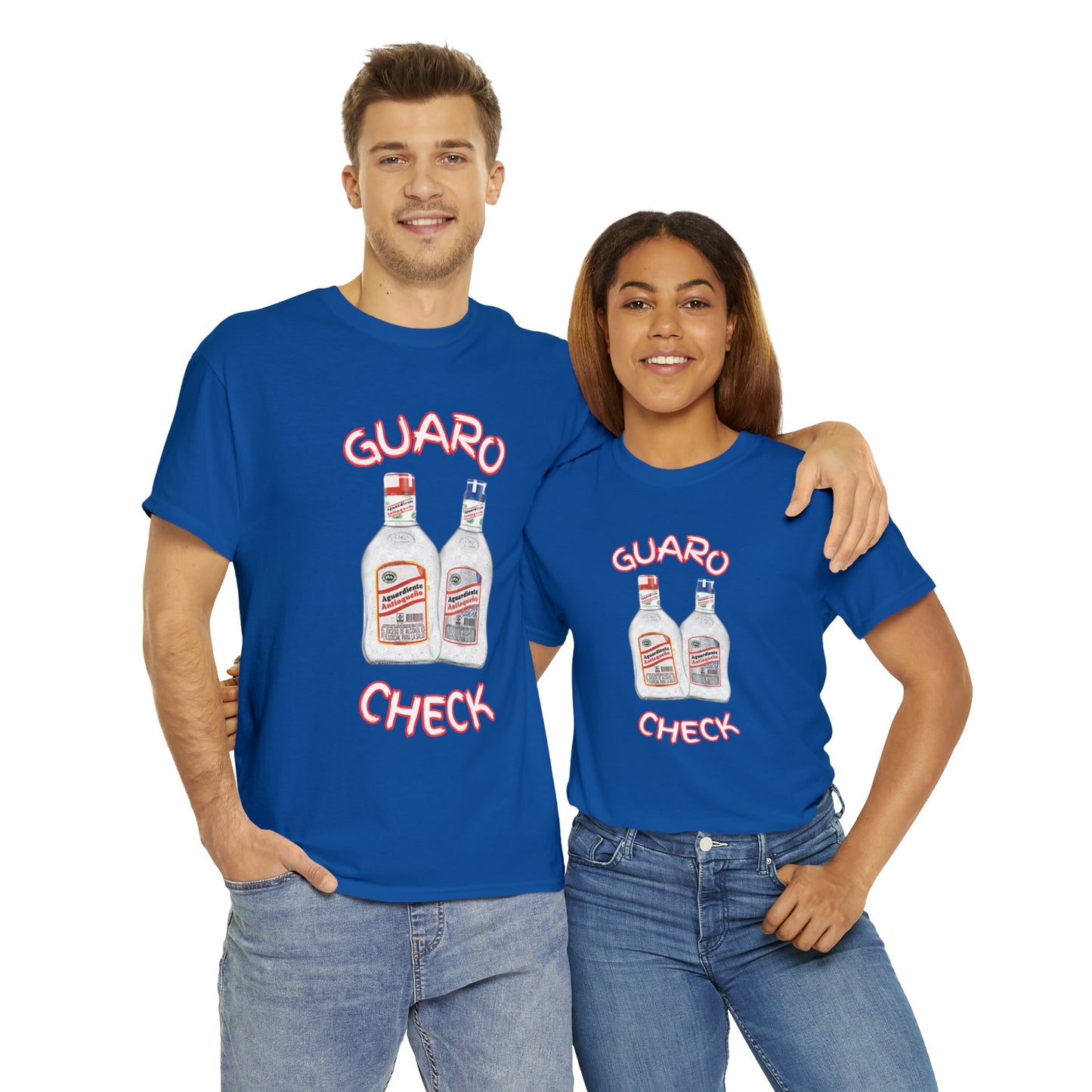Guaro Check Adult Tee - BRAZEN BUY thsirt shirt