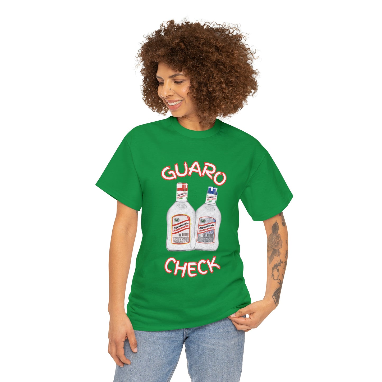 Guaro Check Adult Tee - BRAZEN BUY thsirt shirt