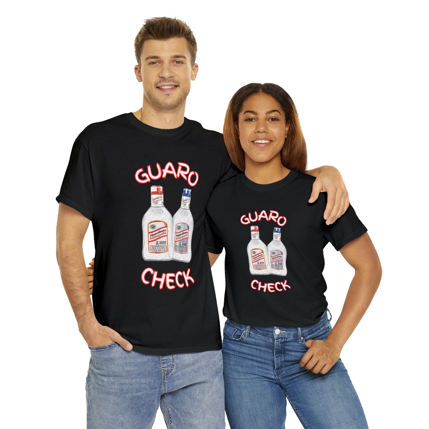 Guaro Check Adult Tee - BRAZEN BUY thsirt shirt