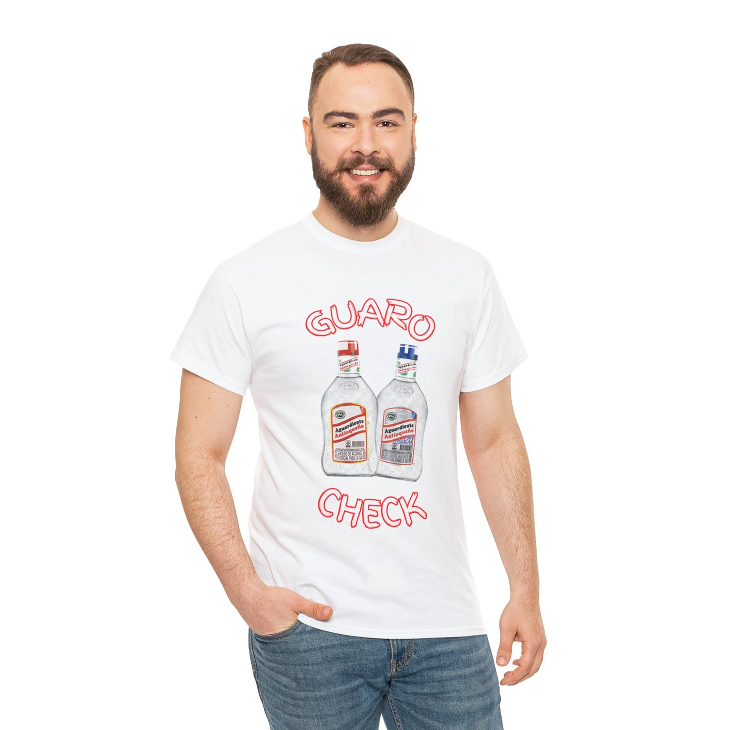 Guaro Check Adult Tee - BRAZEN BUY thsirt shirt