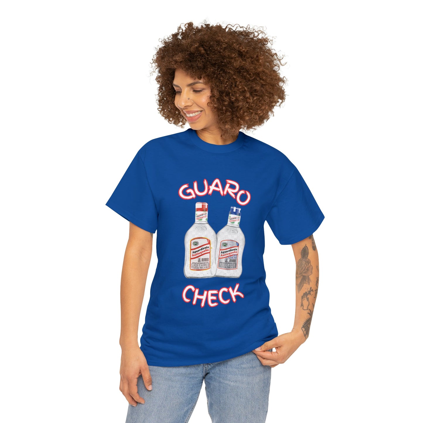 Guaro Check Adult Tee - BRAZEN BUY thsirt shirt