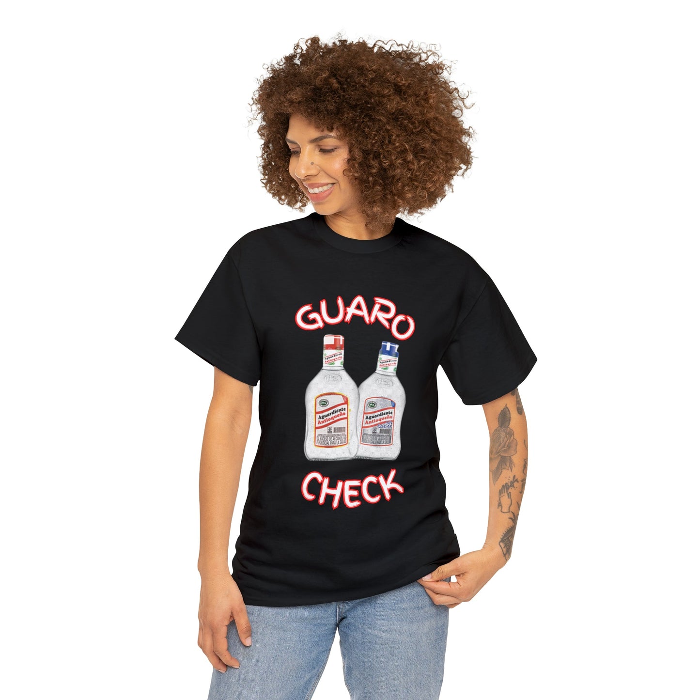 Guaro Check Adult Tee - BRAZEN BUY thsirt shirt