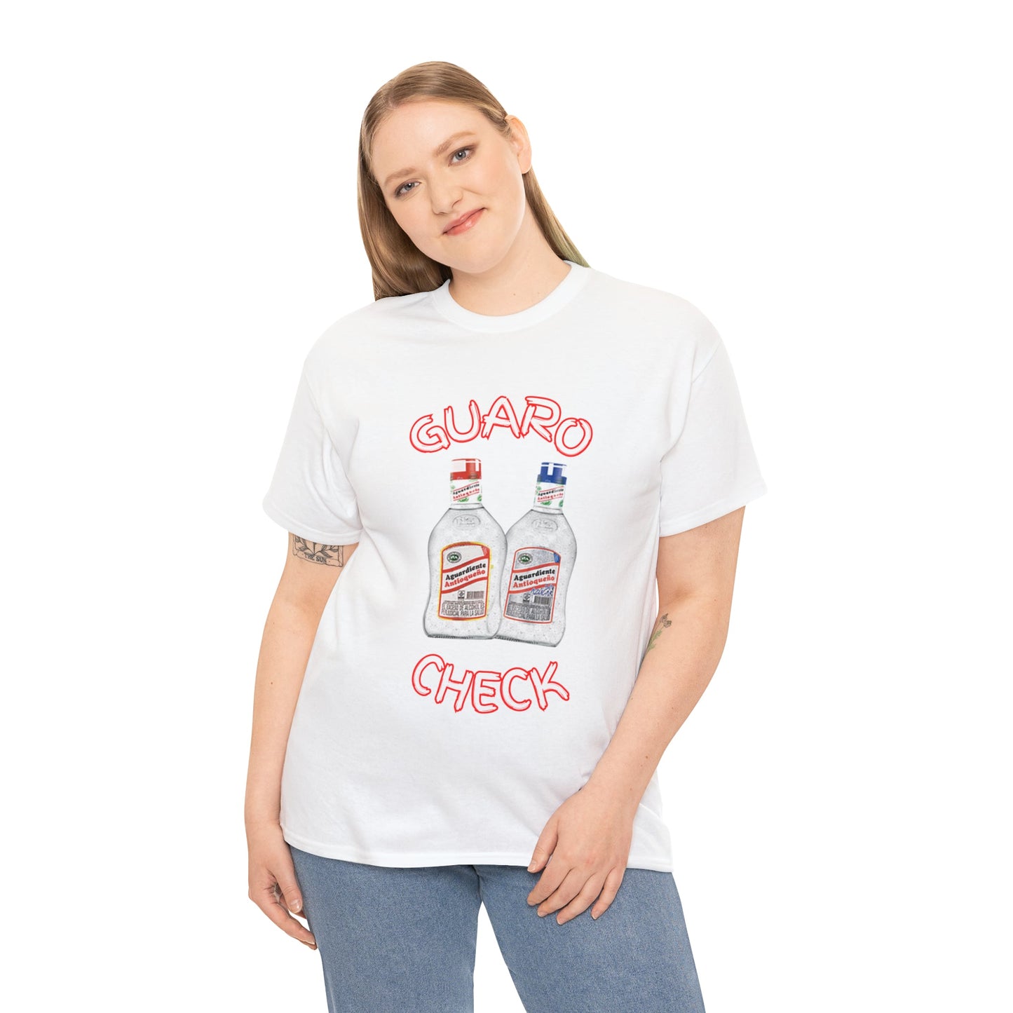 Guaro Check Adult Tee - BRAZEN BUY thsirt shirt