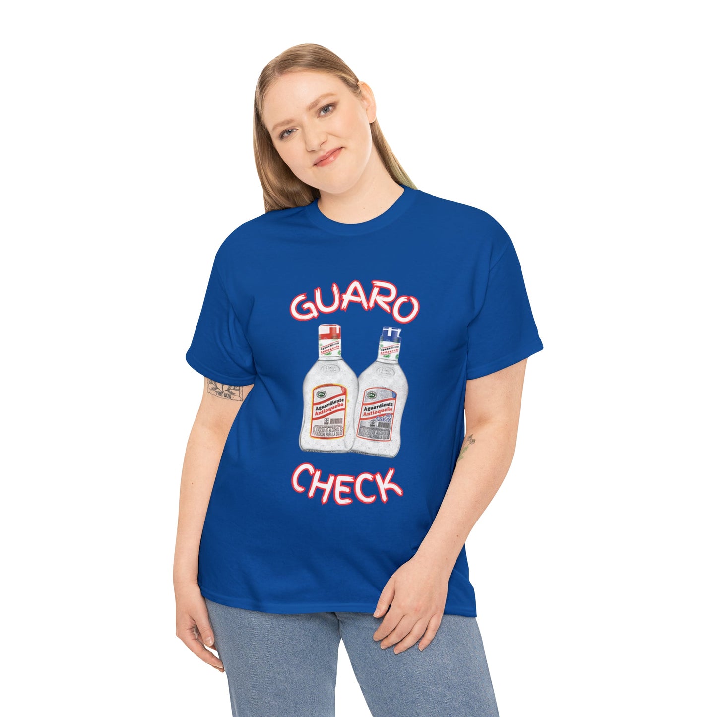 Guaro Check Adult Tee - BRAZEN BUY thsirt shirt