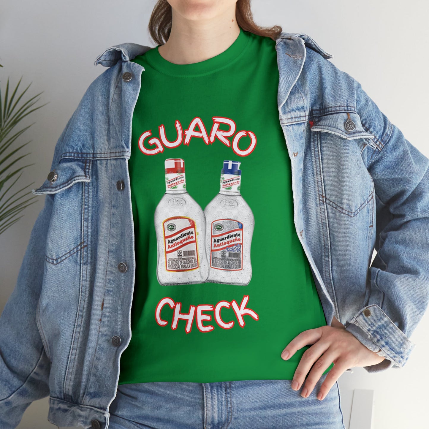 Guaro Check Adult Tee - BRAZEN BUY thsirt shirt