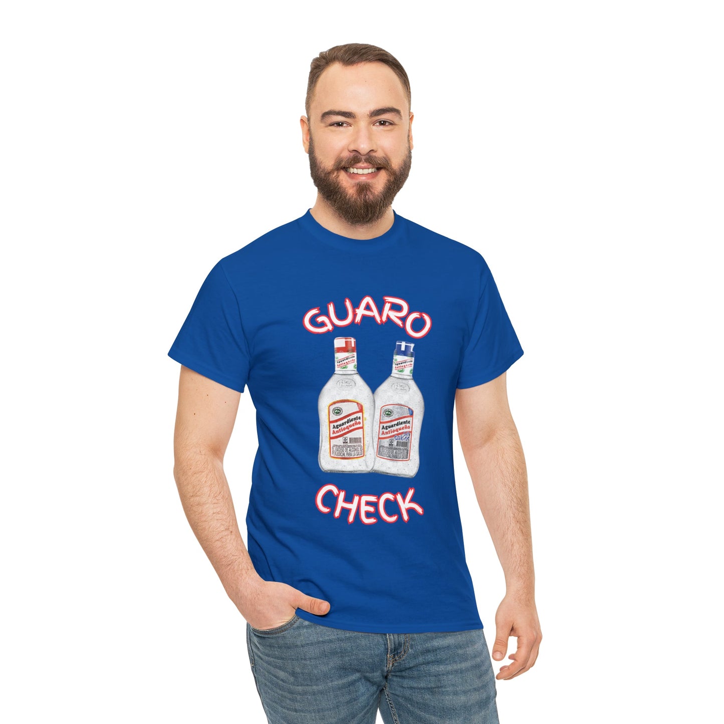 Guaro Check Adult Tee - BRAZEN BUY thsirt shirt