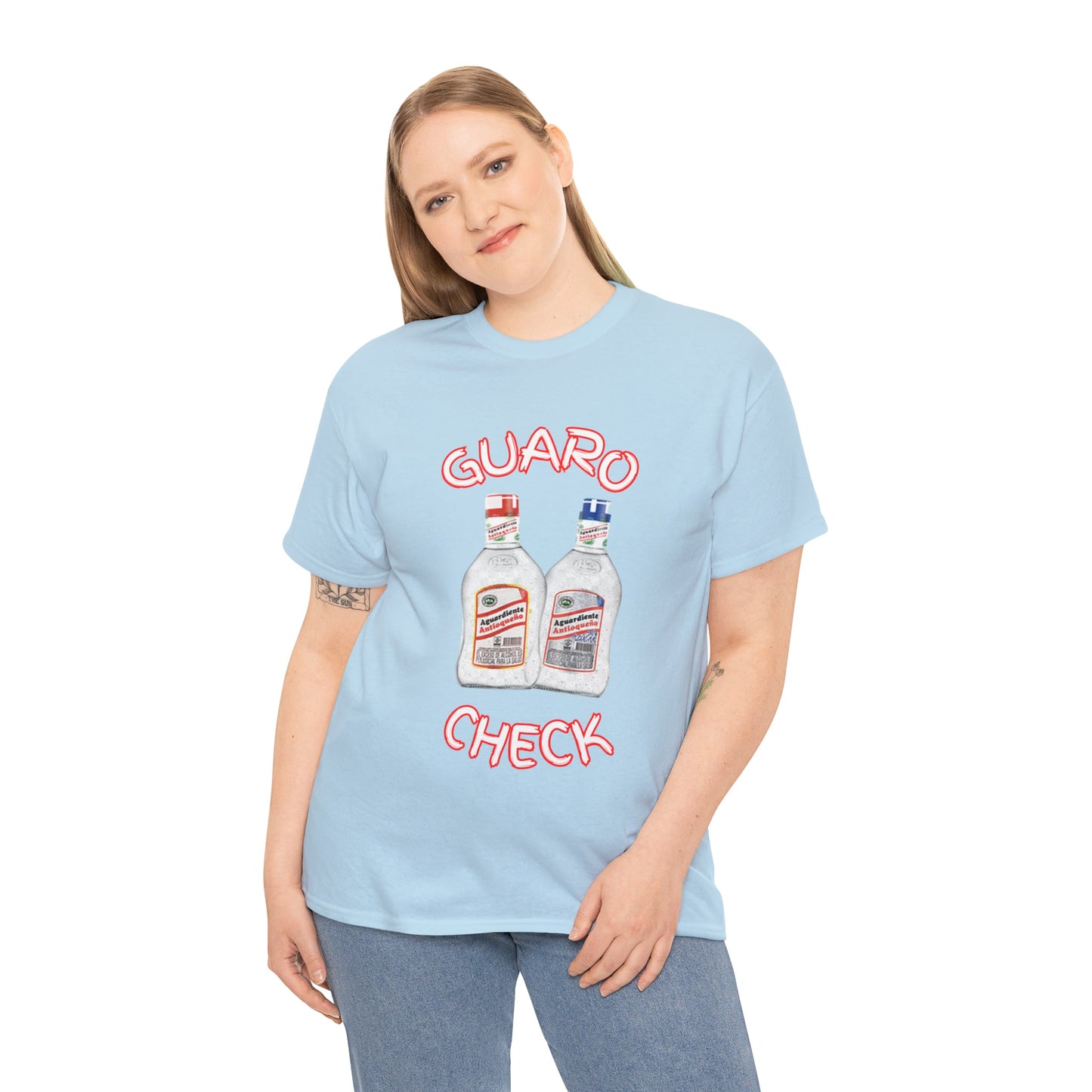 Guaro Check Adult Tee - BRAZEN BUY thsirt shirt