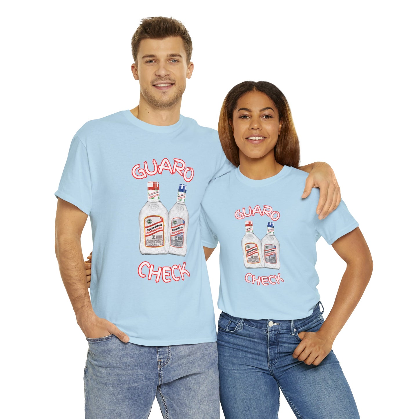 Guaro Check Adult Tee - BRAZEN BUY thsirt shirt