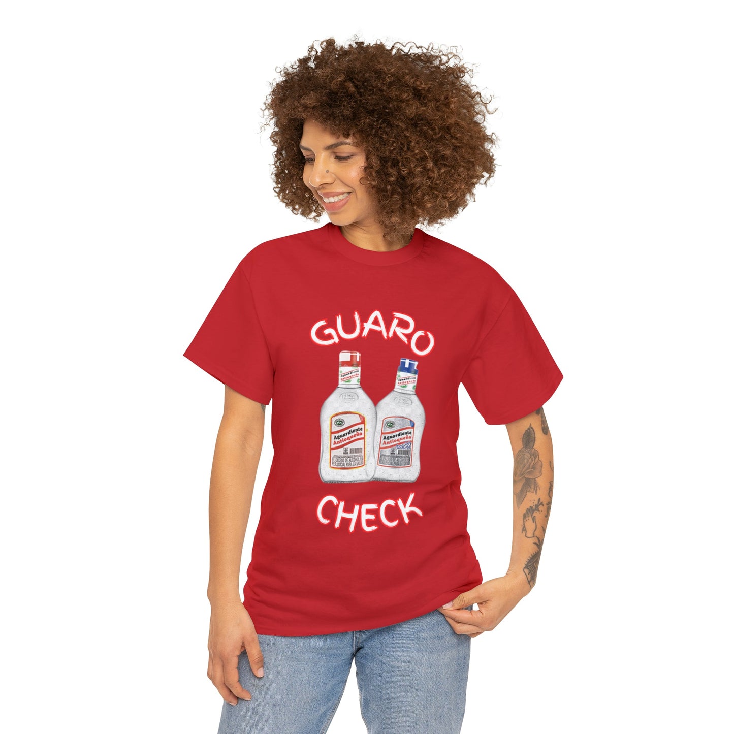 Guaro Check Adult Tee - BRAZEN BUY thsirt shirt