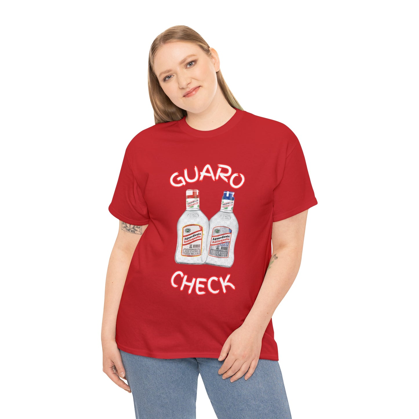 Guaro Check Adult Tee - BRAZEN BUY thsirt shirt