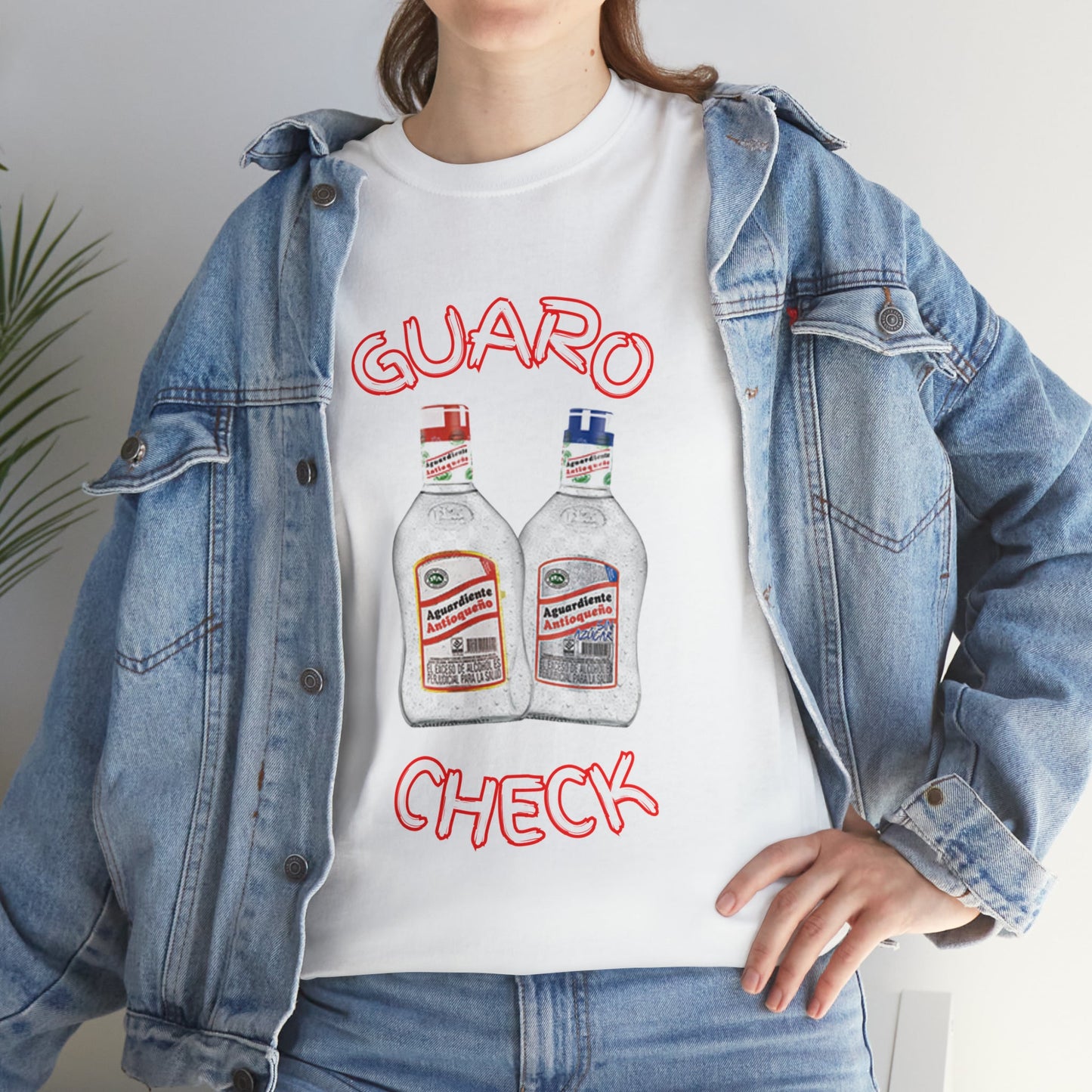 Guaro Check Adult Tee - BRAZEN BUY thsirt shirt