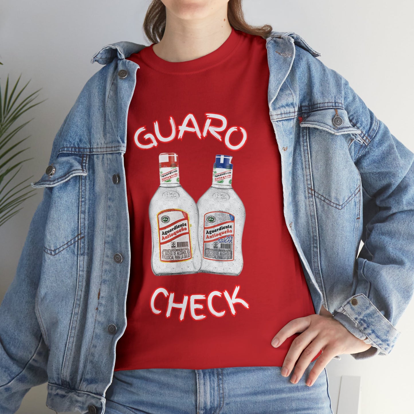 Guaro Check Adult Tee - BRAZEN BUY thsirt shirt