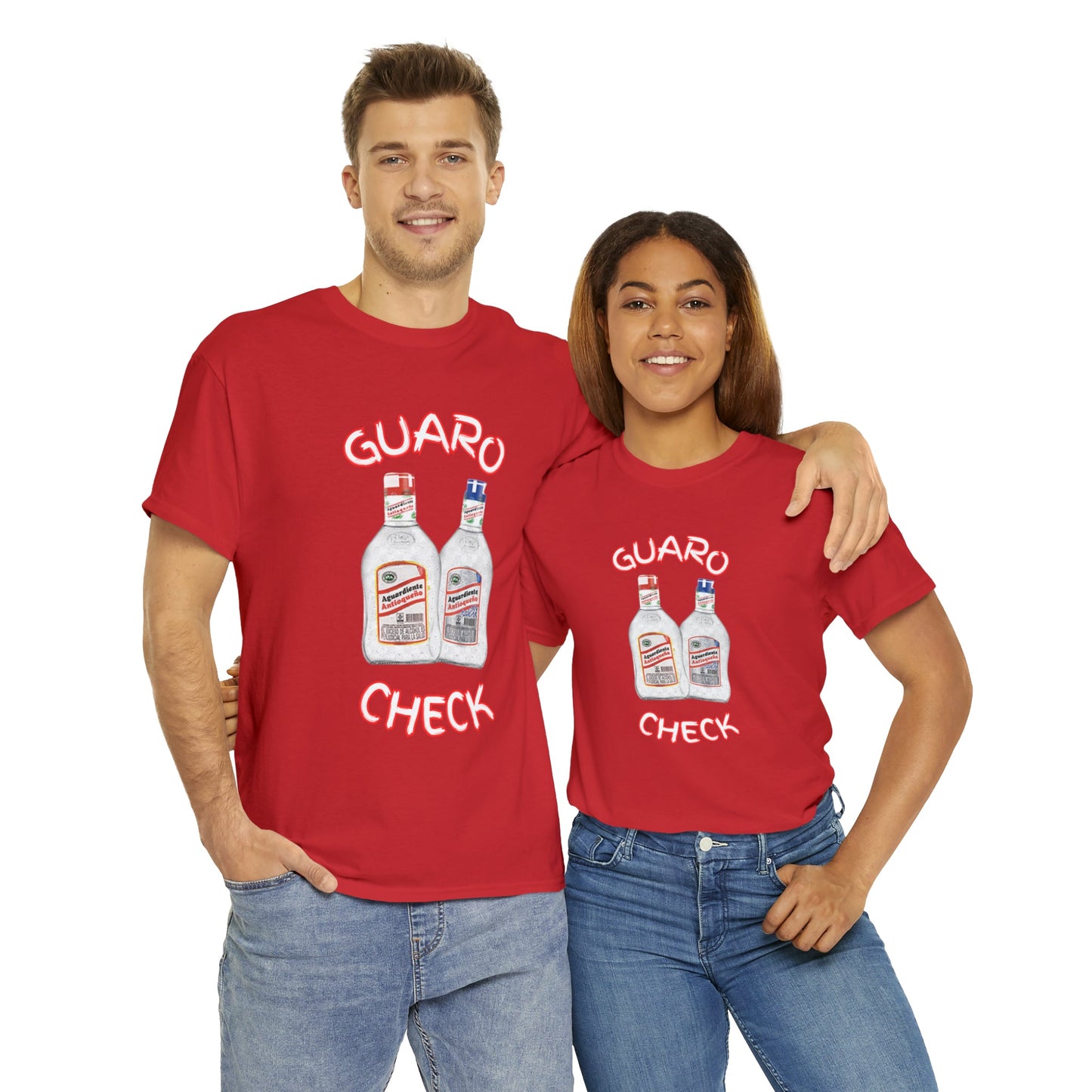 Guaro Check Adult Tee - BRAZEN BUY thsirt shirt
