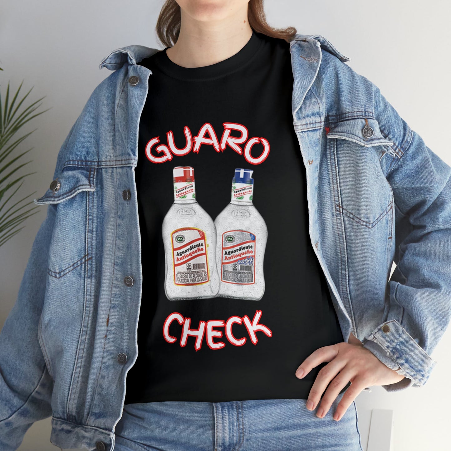 Guaro Check Adult Tee - BRAZEN BUY thsirt shirt