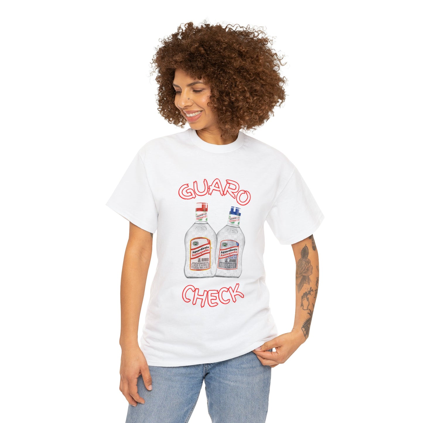 Guaro Check Adult Tee - BRAZEN BUY thsirt shirt