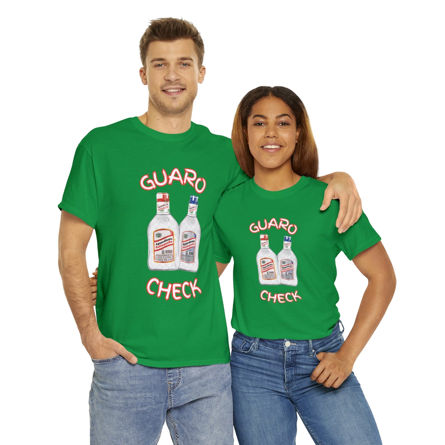 Guaro Check Adult Tee - BRAZEN BUY thsirt shirt