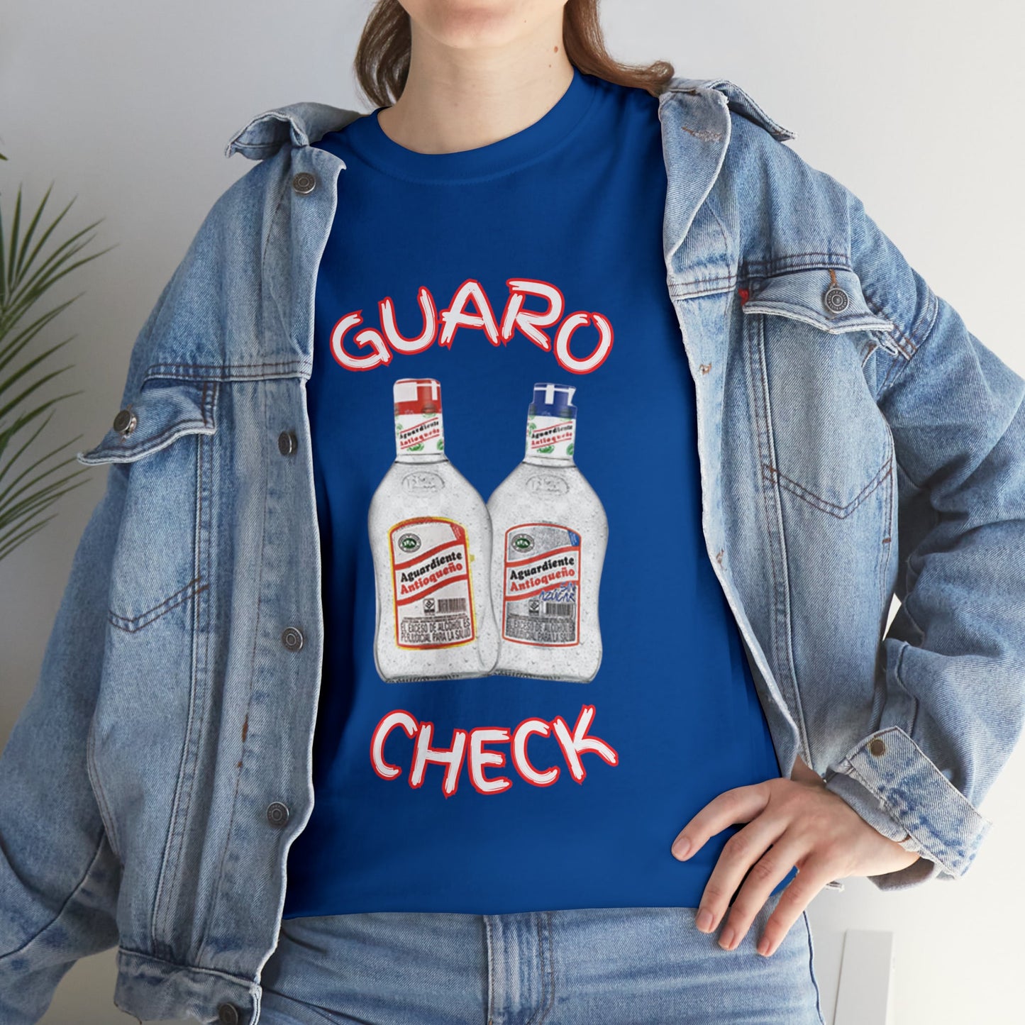 Guaro Check Adult Tee - BRAZEN BUY thsirt shirt