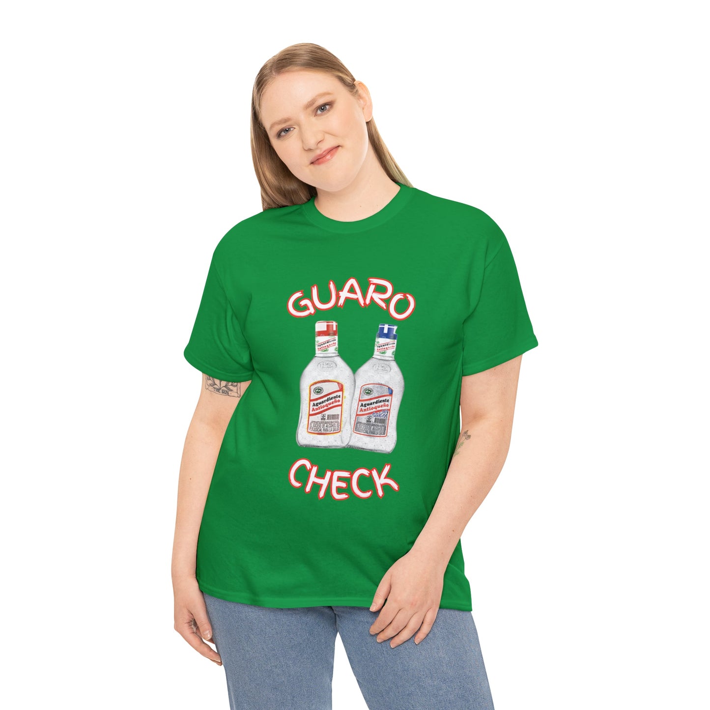 Guaro Check Adult Tee - BRAZEN BUY thsirt shirt
