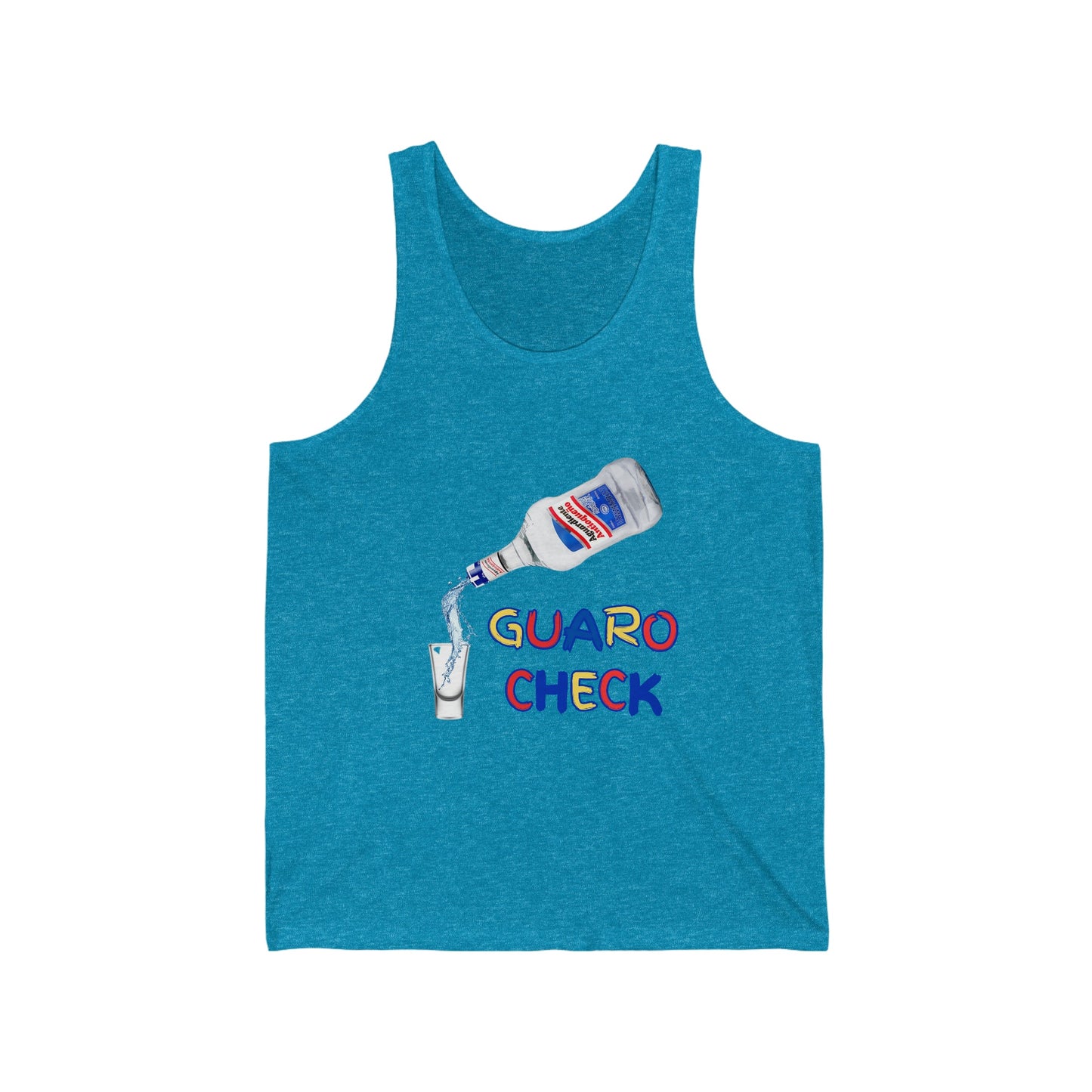 Guaro Check Shot Adult Tank - BRAZEN BUY thsirt shirt