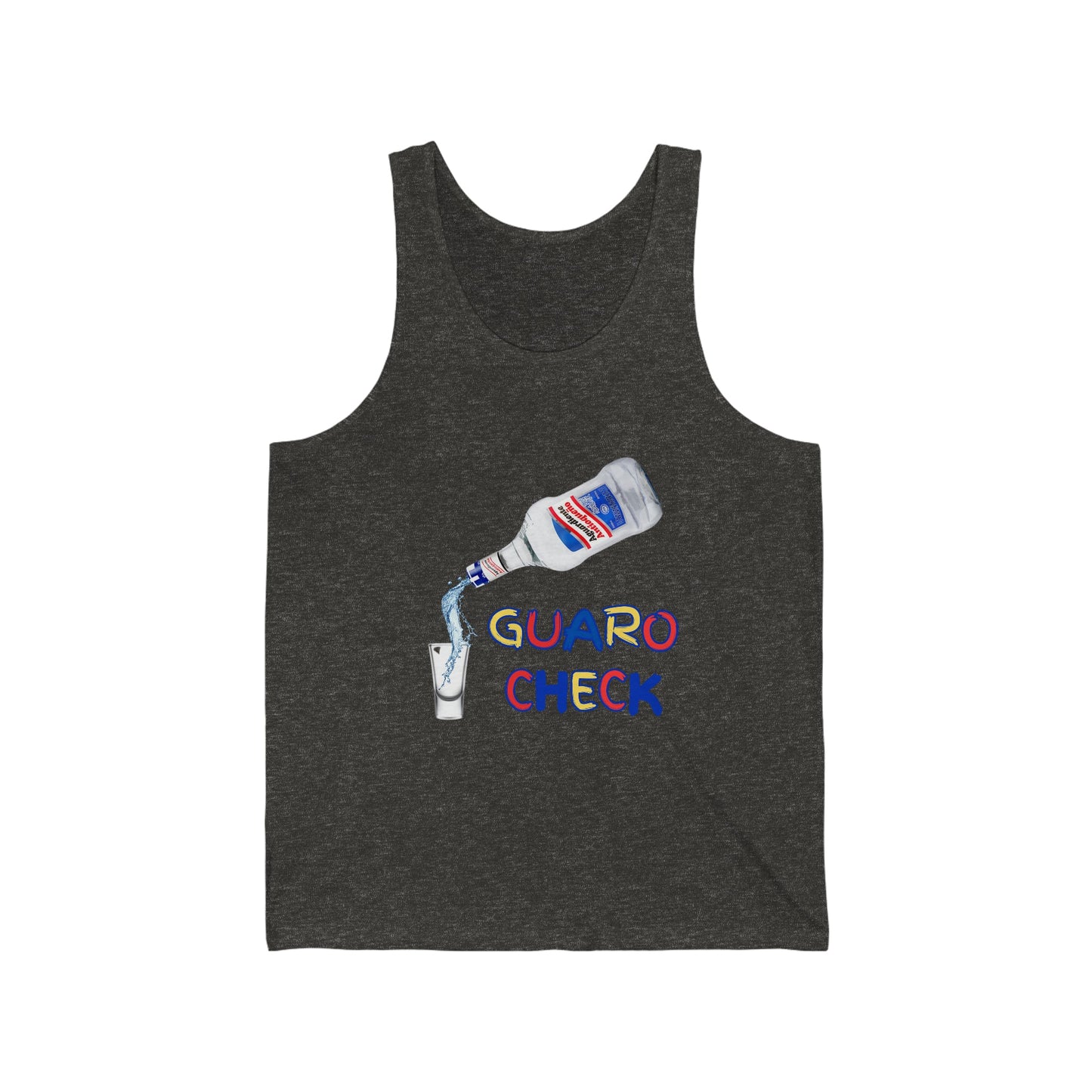 Guaro Check Shot Adult Tank - BRAZEN BUY thsirt shirt