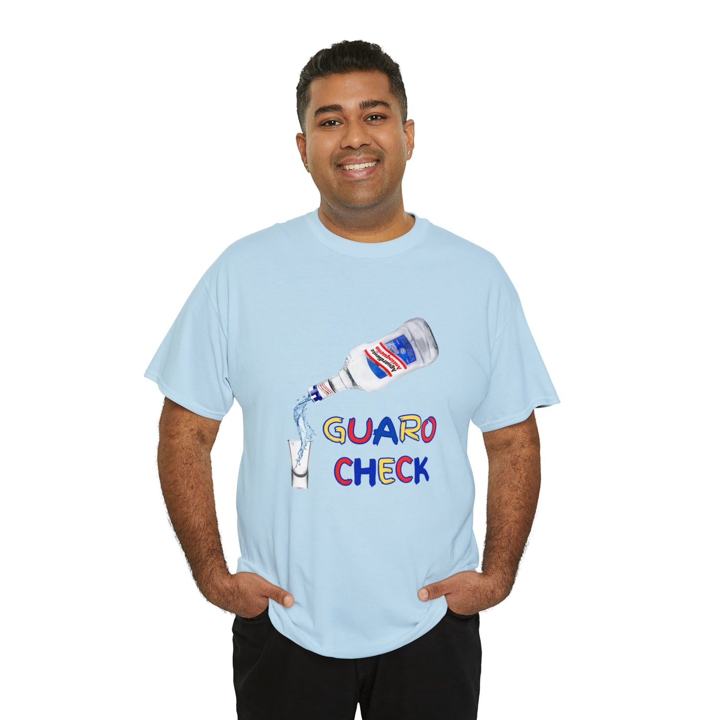 Guaro Check Shot Adult Tee - BRAZEN BUY thsirt shirt