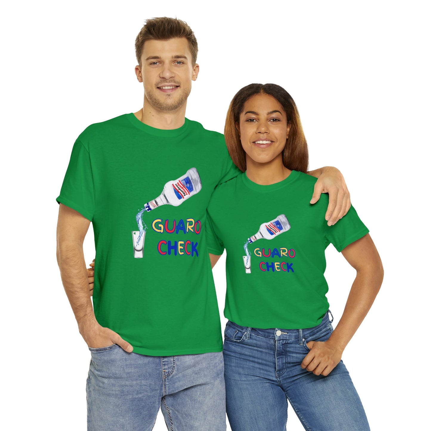 Guaro Check Shot Adult Tee - BRAZEN BUY thsirt shirt
