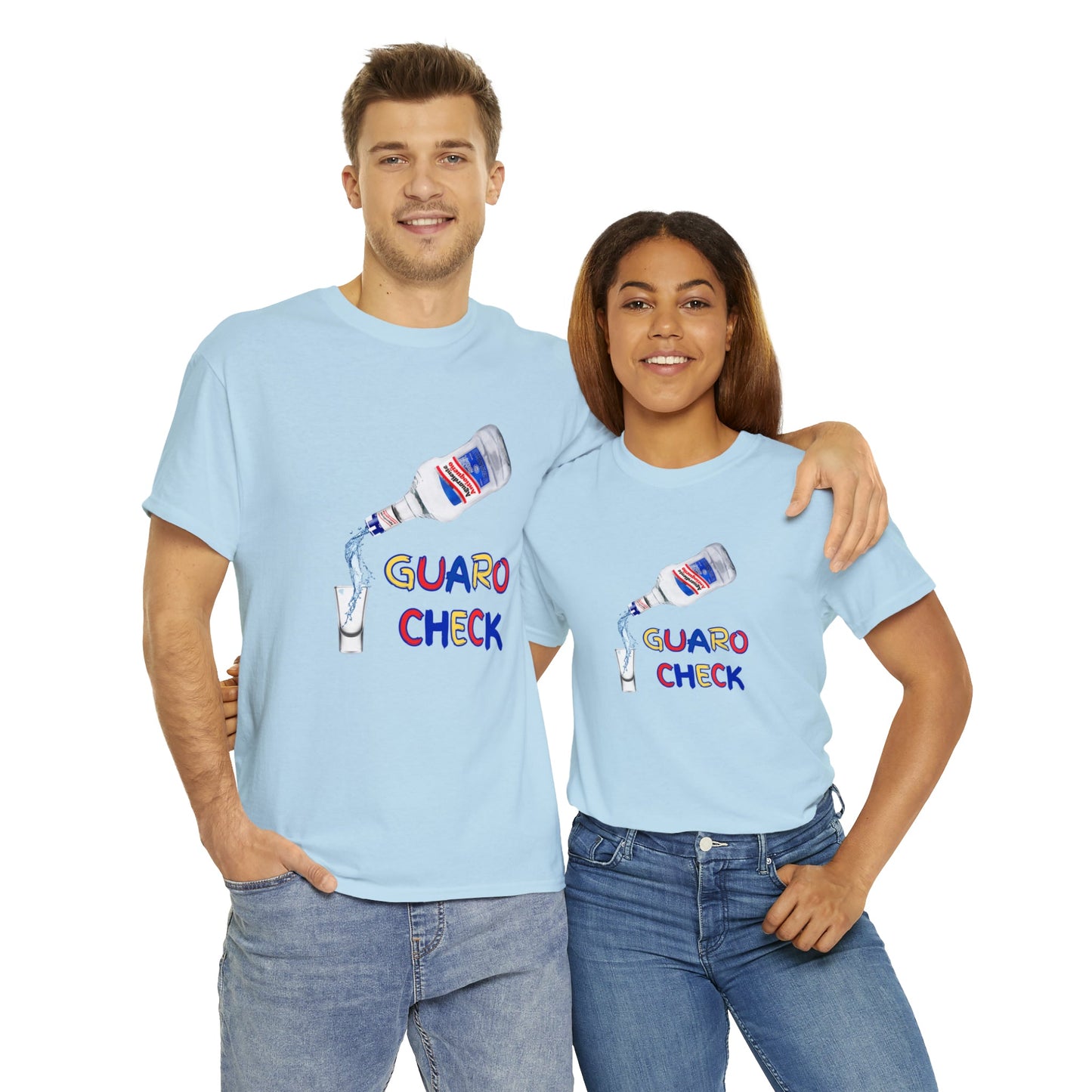 Guaro Check Shot Adult Tee - BRAZEN BUY thsirt shirt